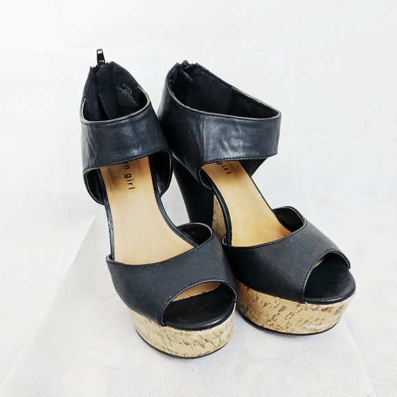 Steve Madden Willardo Cork Bottom Wedges! NWOT! - Picture 7 of 8